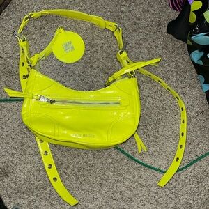 Leather Steave Madden Studded Crossbody with wallet